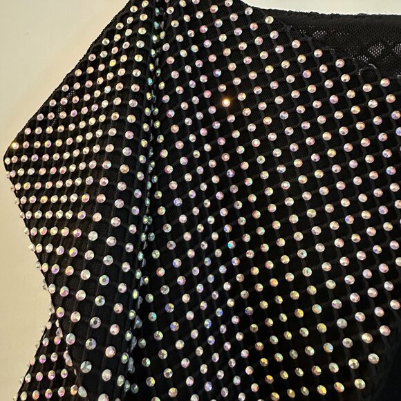 SLA The Label Rhinestone Crop Top - Picture 4 of 5